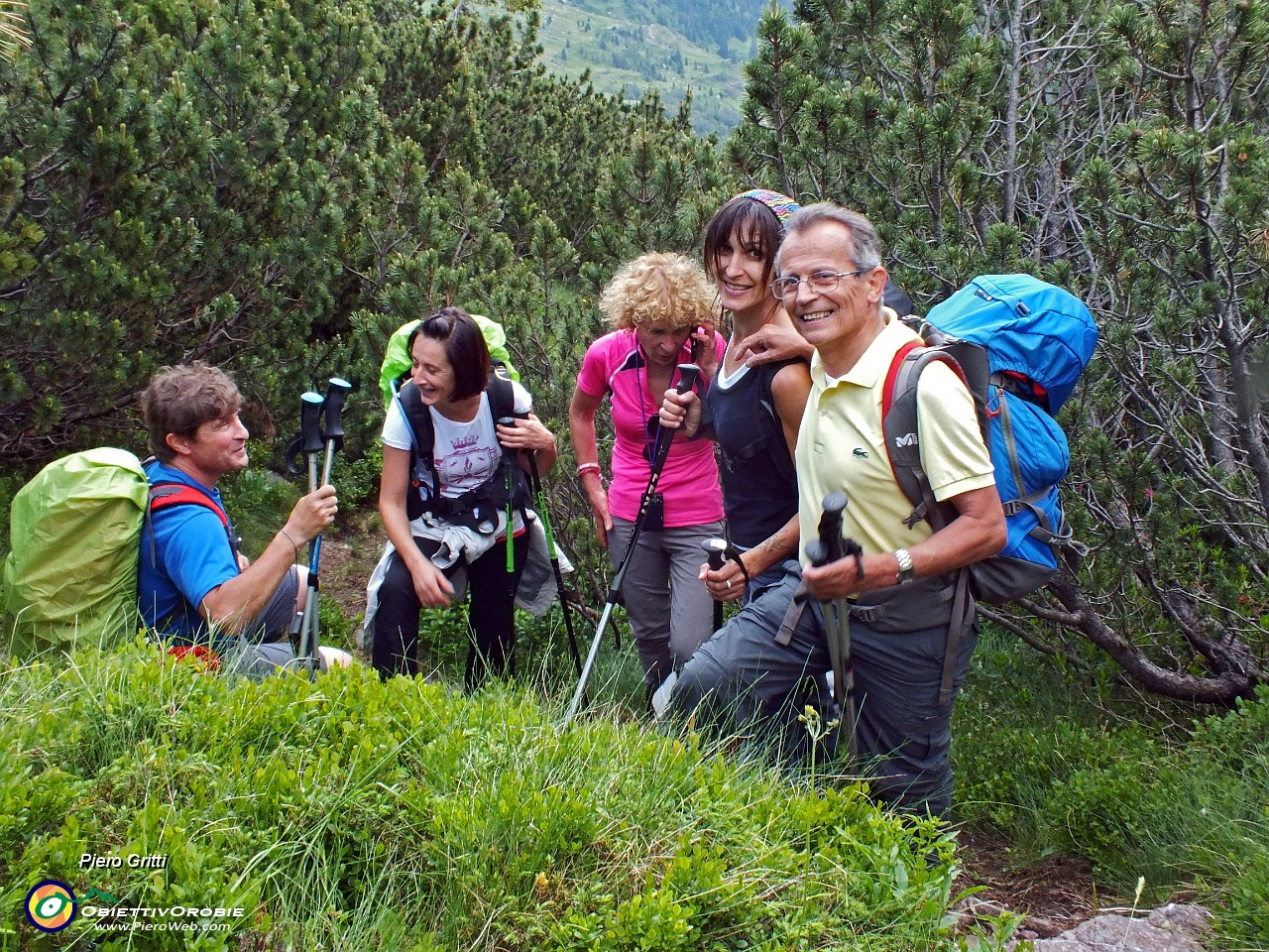 45 Salendo in Campagano tra pini mugo.JPG